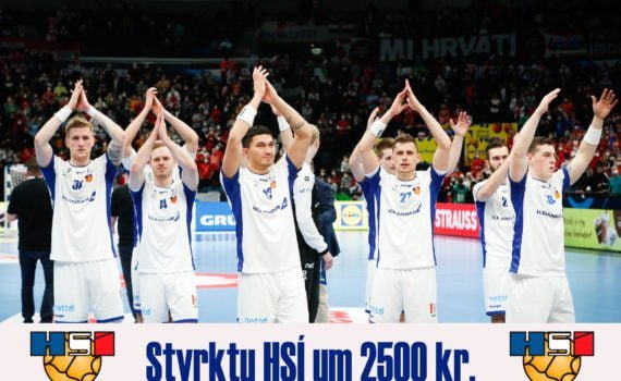 Styrktu HSÍ um 2.500 kr.