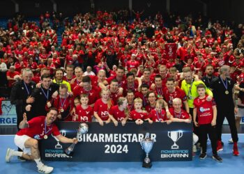 Valsmenn unnu í dag eyjamenn með 12 marka mun 43:31!